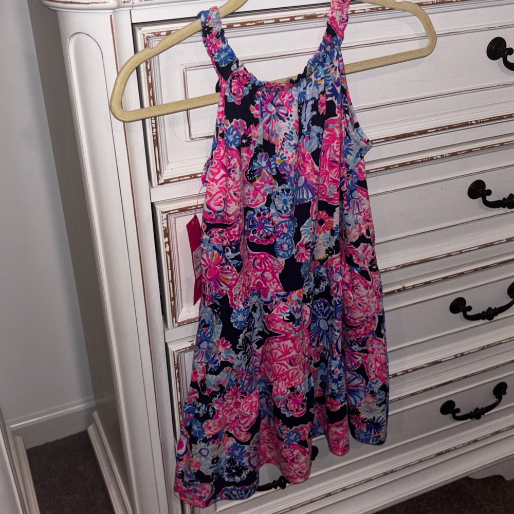 Lilly Pulitzer Pink and Blue Kids Dress